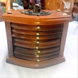 MCM Set of Wooden and Cork Coasters